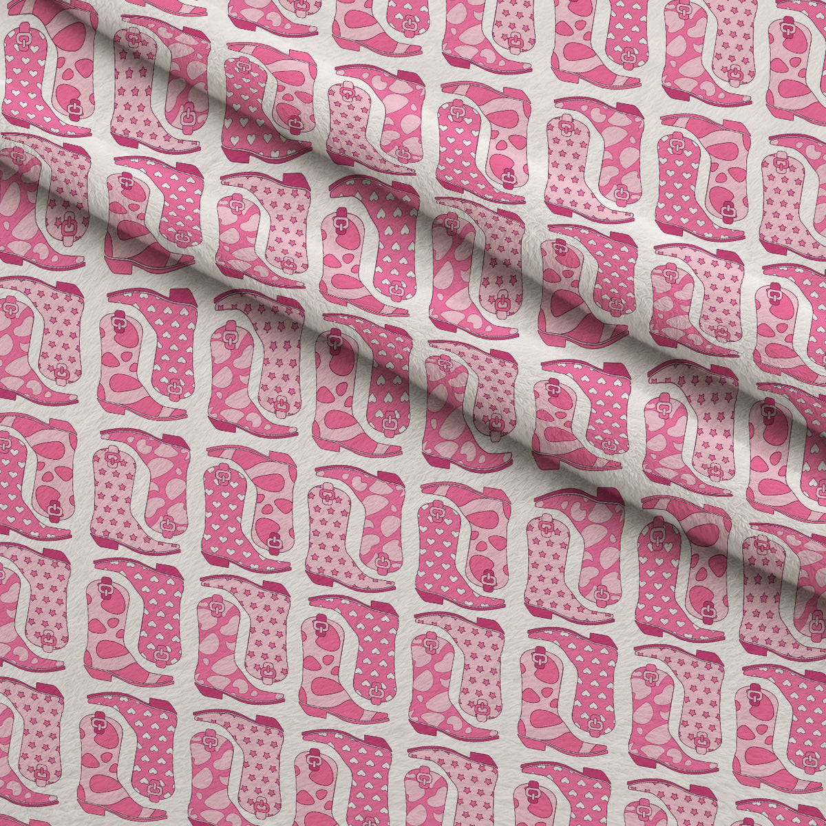 Rodeo Sweetheart Pattern 4 Minky Fabric