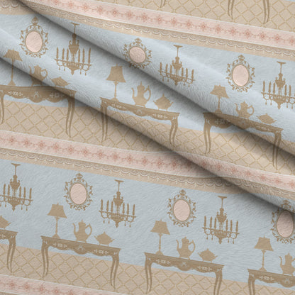 Rose Cameo Parlor Pattern 10 Minky Fabric