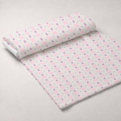 Rose Cameo Parlor Pattern 12 Minky Fabric