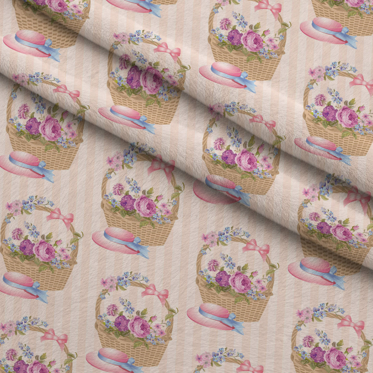 Rose Cameo Parlor Pattern 2 Minky Fabric