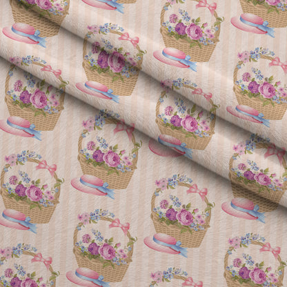 Rose Cameo Parlor Pattern 2 Minky Fabric
