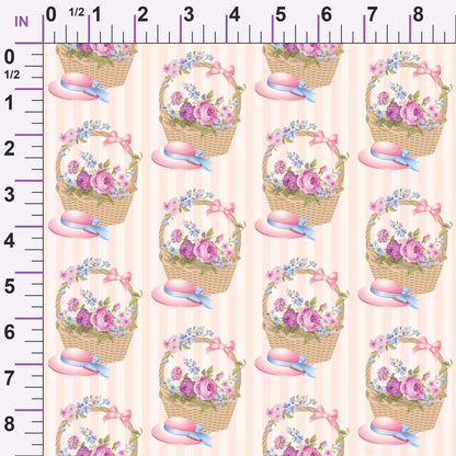 Rose Cameo Parlor Pattern 2 Minky Fabric