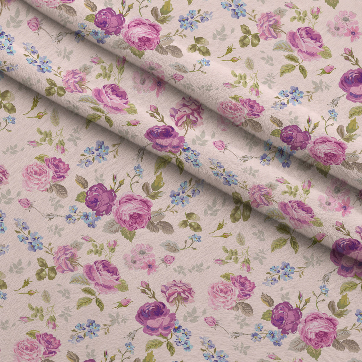 Rose Cameo Parlor Pattern 4 Minky Fabric
