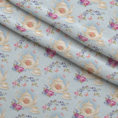 Rose Cameo Parlor Pattern 6 Minky Fabric