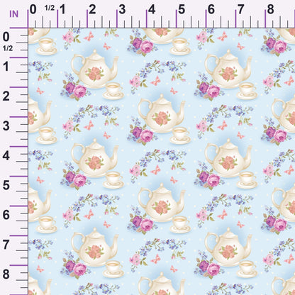 Rose Cameo Parlor Pattern 6 Minky Fabric