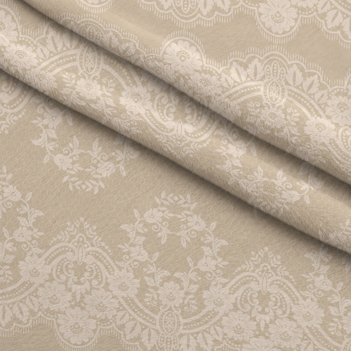 Rose Cameo Parlor Pattern 7 Minky Fabric