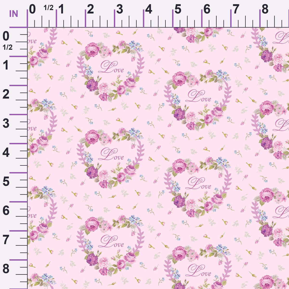 Rose Cameo Parlor Pattern 9 Minky Fabric