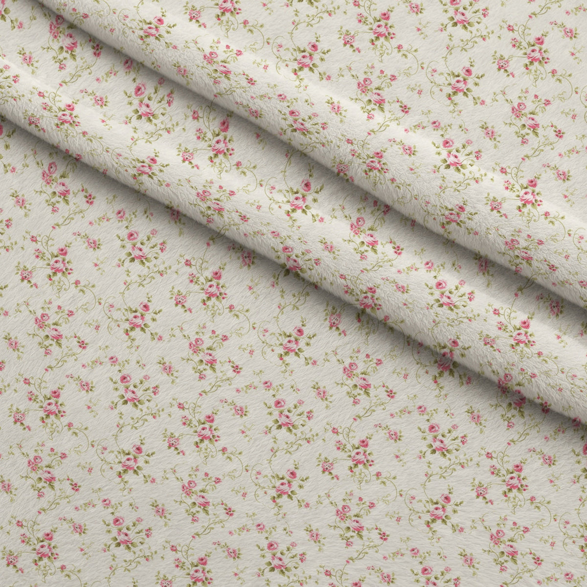 Rosebud Picnic Pattern 11 Minky Fabric