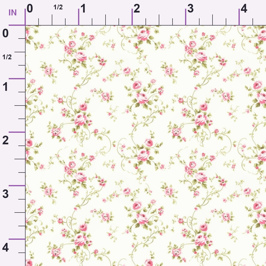 Rosebud Picnic Pattern 11 Minky Fabric