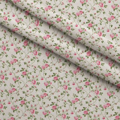 Rosebud Picnic Pattern 9 Minky Fabric