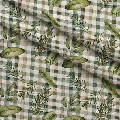 Rosemary Wreaths Pattern 10 Minky Fabric