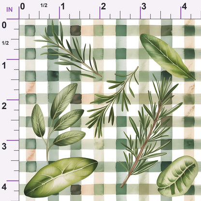 Rosemary Wreaths Pattern 10 Minky Fabric