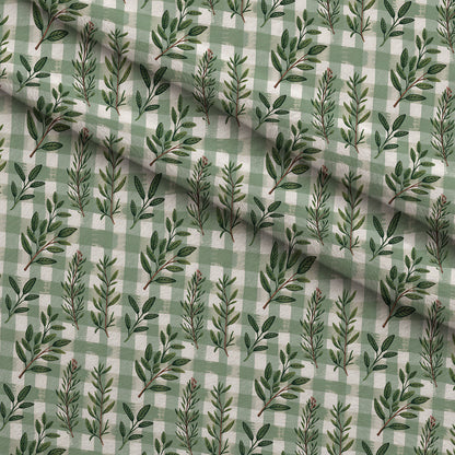 Rosemary Wreaths Pattern 11 Minky Fabric