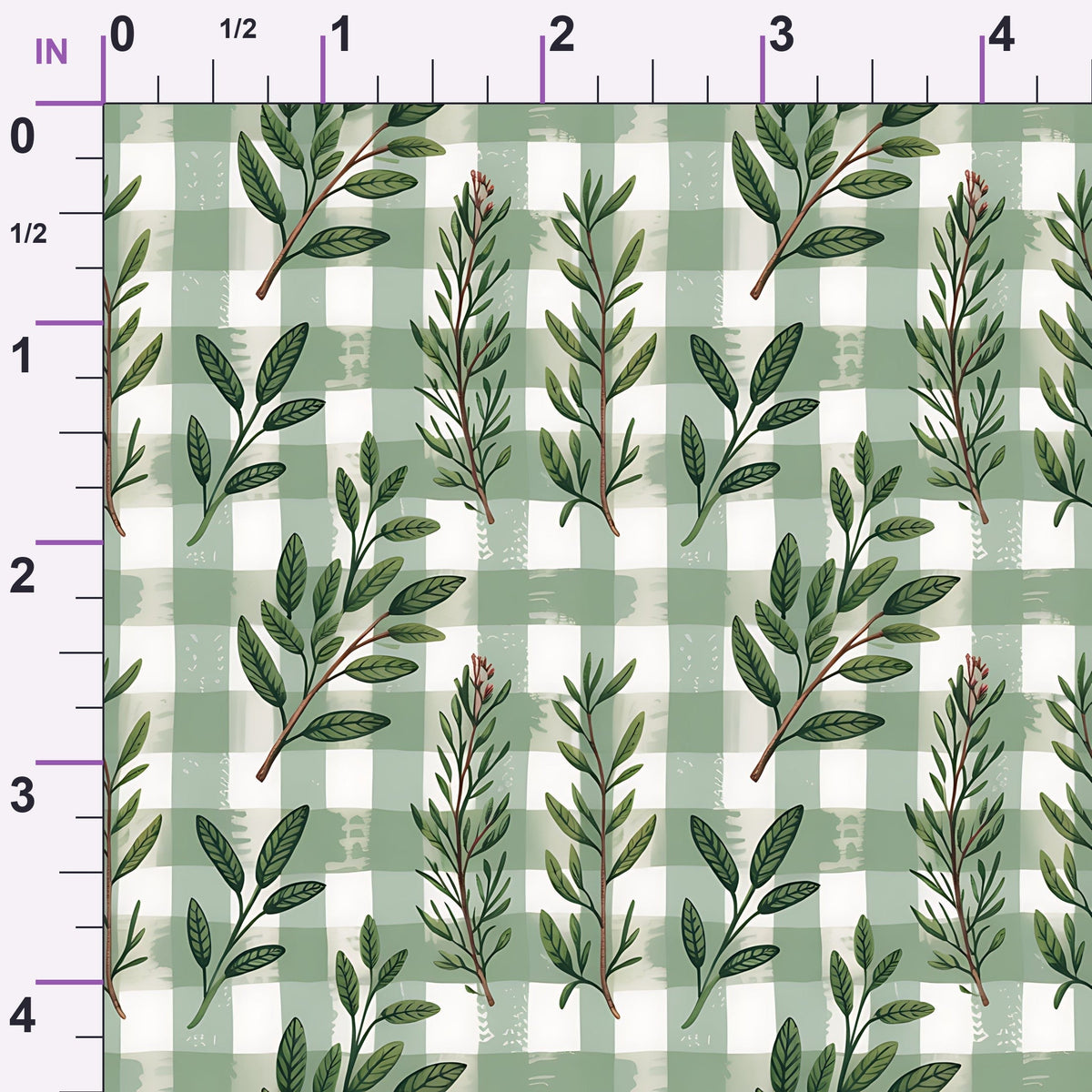 Rosemary Wreaths Pattern 11 Minky Fabric