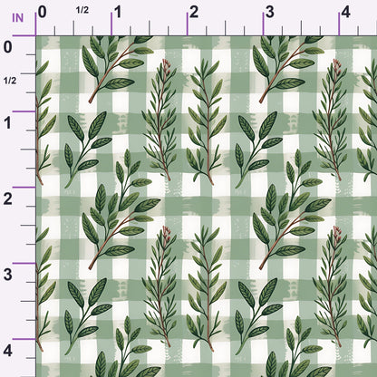 Rosemary Wreaths Pattern 11 Minky Fabric