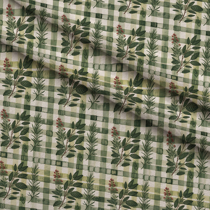 Rosemary Wreaths Pattern 12 Minky Fabric