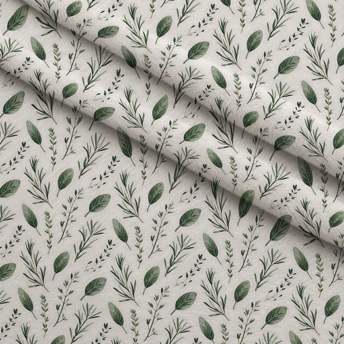 Rosemary Wreaths Pattern 13 Minky Fabric