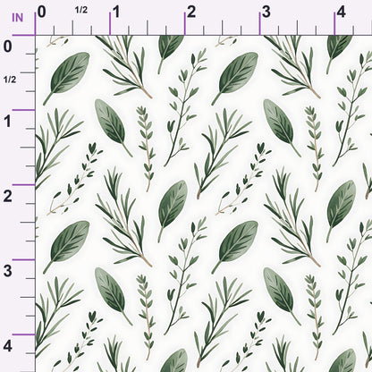 Rosemary Wreaths Pattern 13 Minky Fabric