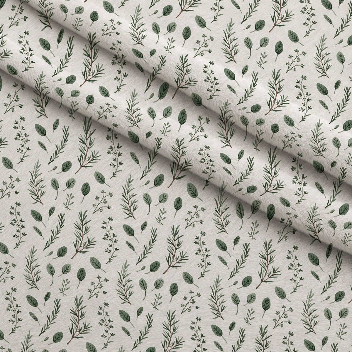 Rosemary Wreaths Pattern 14 Minky Fabric