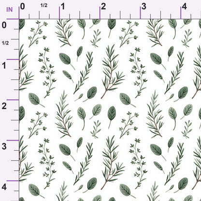 Rosemary Wreaths Pattern 14 Minky Fabric