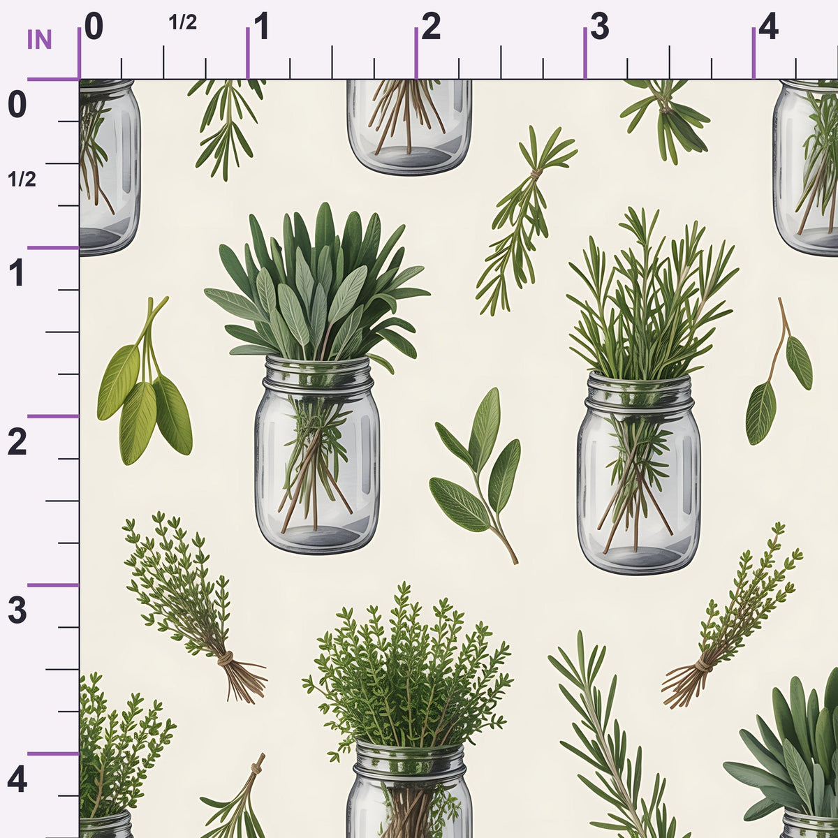 Rosemary Wreaths Pattern 16 Minky Fabric