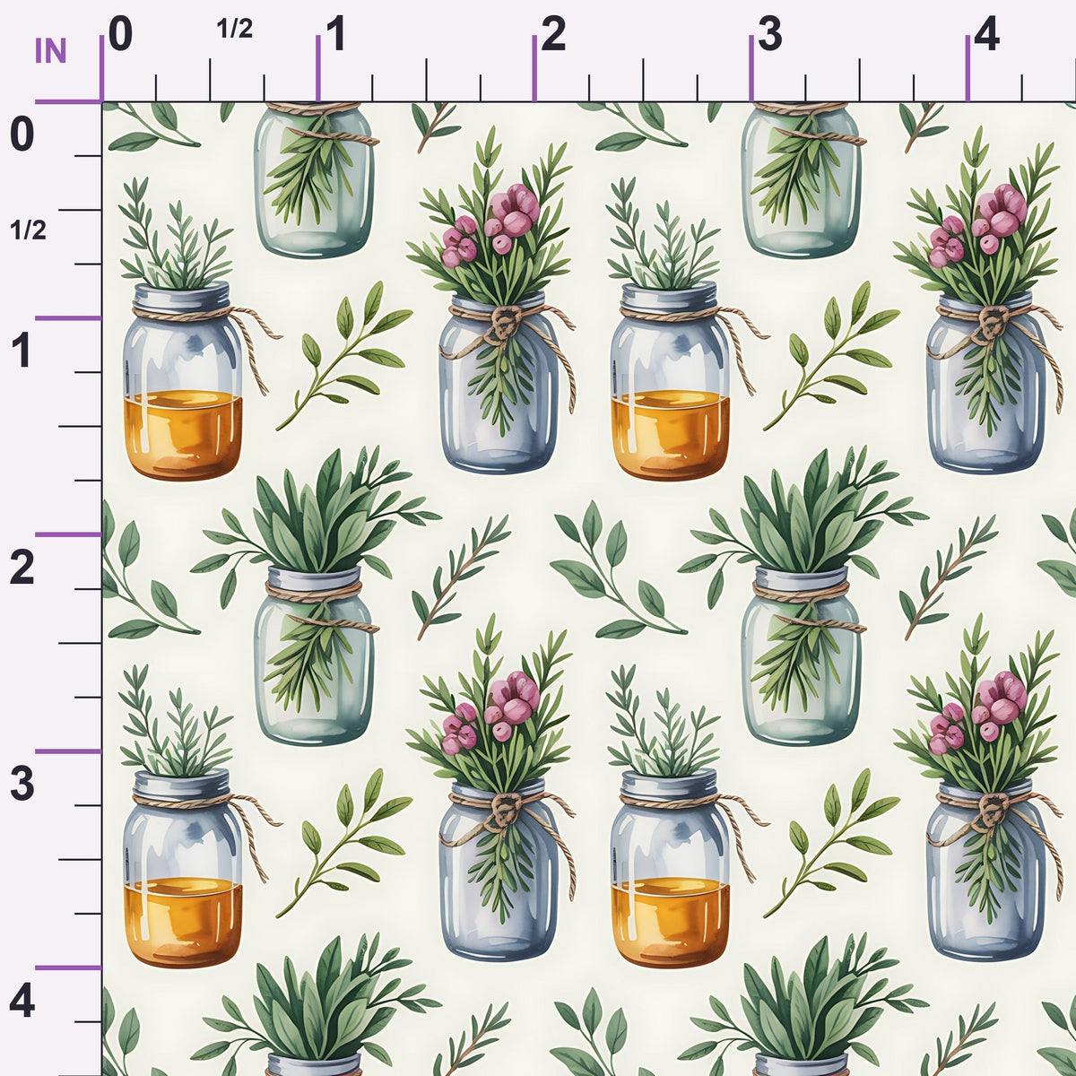 Rosemary Wreaths Pattern 17 Minky Fabric