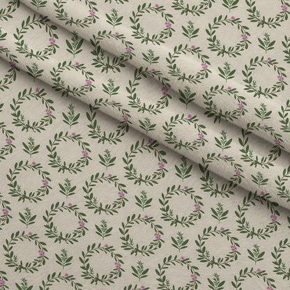 Rosemary Wreaths Pattern 22 Minky Fabric