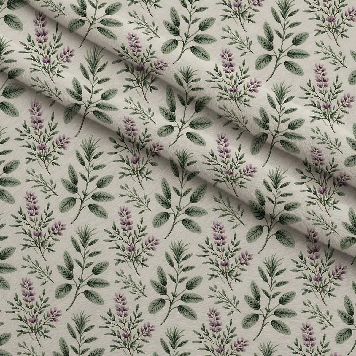 Rosemary Wreaths Pattern 25 Minky Fabric