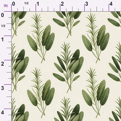 Rosemary Wreaths Pattern 27 Minky Fabric