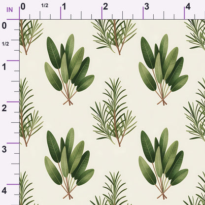 Rosemary Wreaths Pattern 28 Minky Fabric