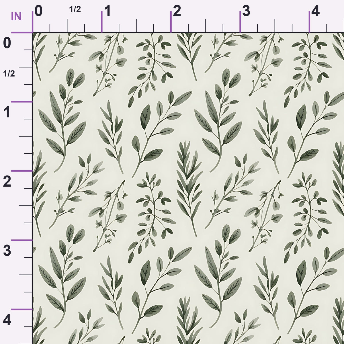 Rosemary Wreaths Pattern 3 Minky Fabric