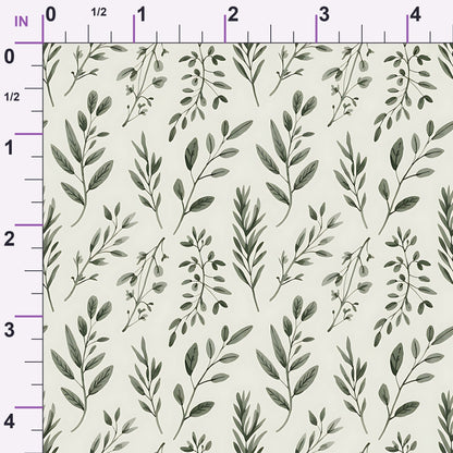 Rosemary Wreaths Pattern 3 Minky Fabric