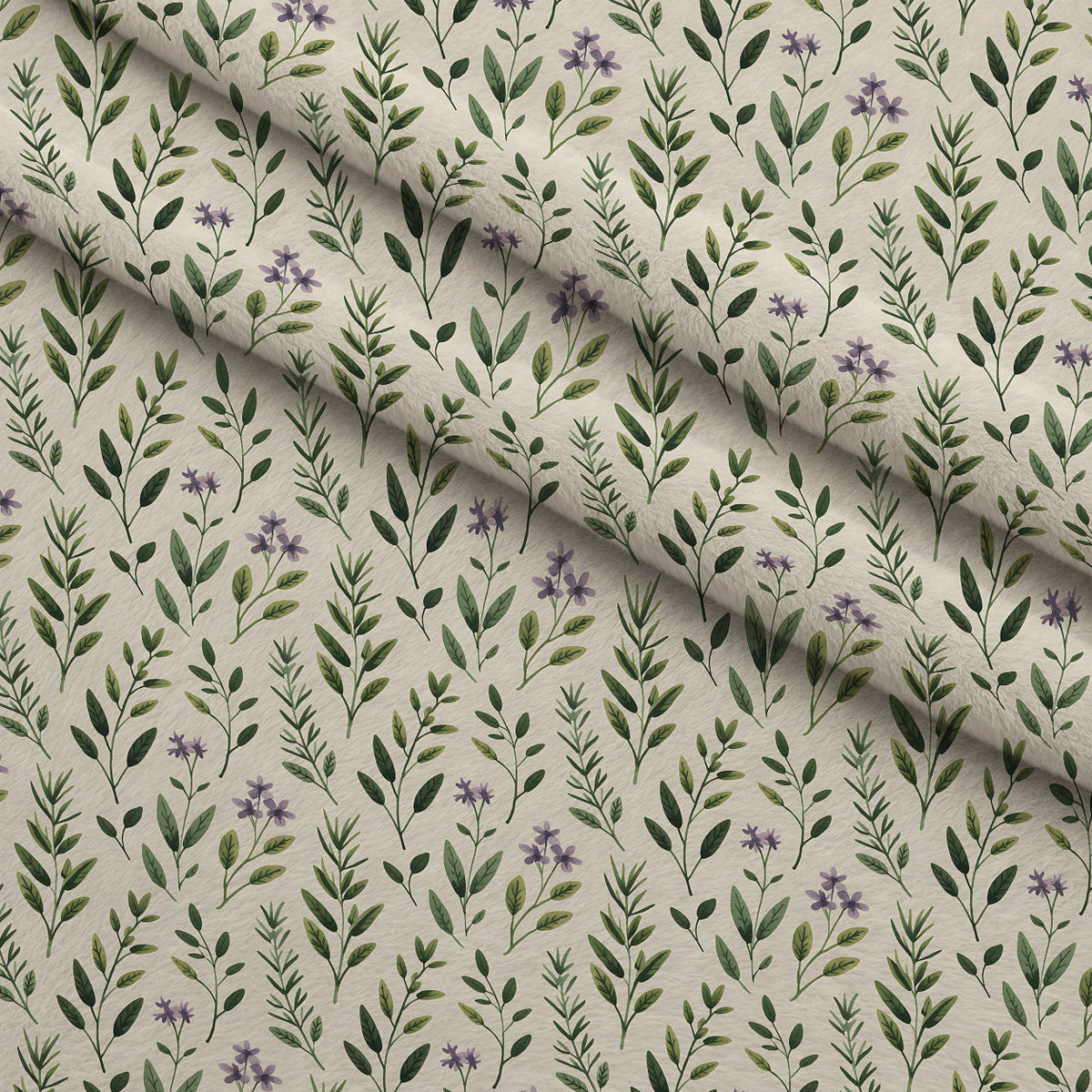 Rosemary Wreaths Pattern 30 Minky Fabric