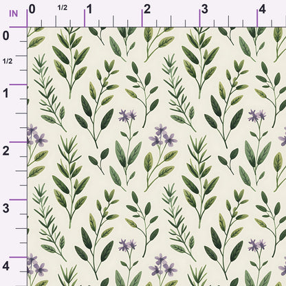 Rosemary Wreaths Pattern 30 Minky Fabric