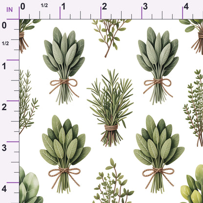 Rosemary Wreaths Pattern 31 Minky Fabric