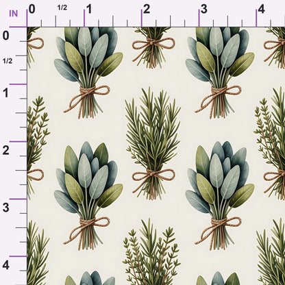 Rosemary Wreaths Pattern 32 Minky Fabric