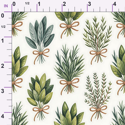 Rosemary Wreaths Pattern 34 Minky Fabric