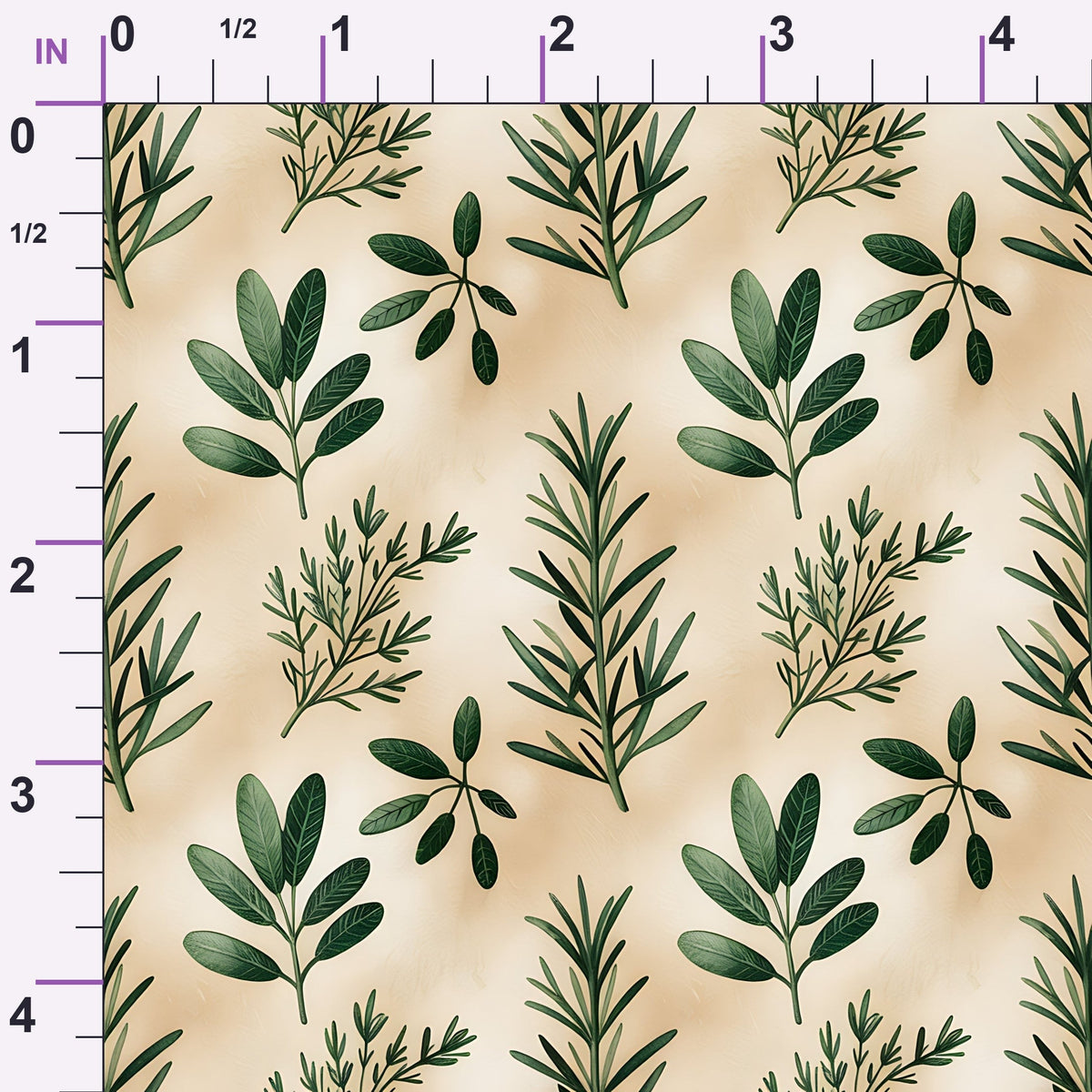 Rosemary Wreaths Pattern 35 Minky Fabric