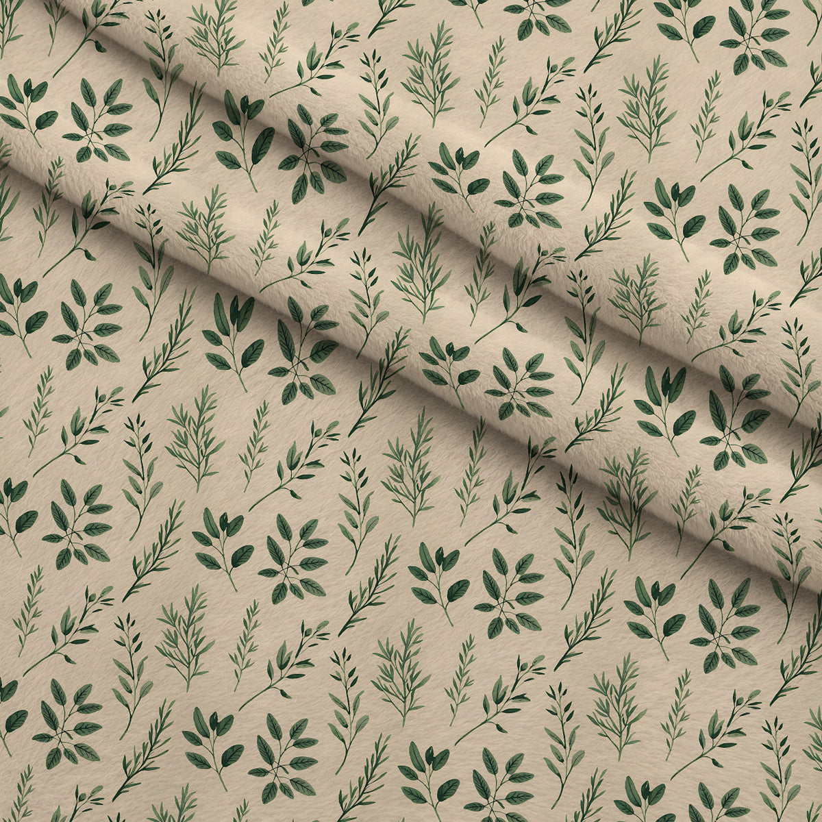Rosemary Wreaths Pattern 37 Minky Fabric