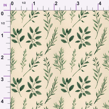Rosemary Wreaths Pattern 37 Minky Fabric