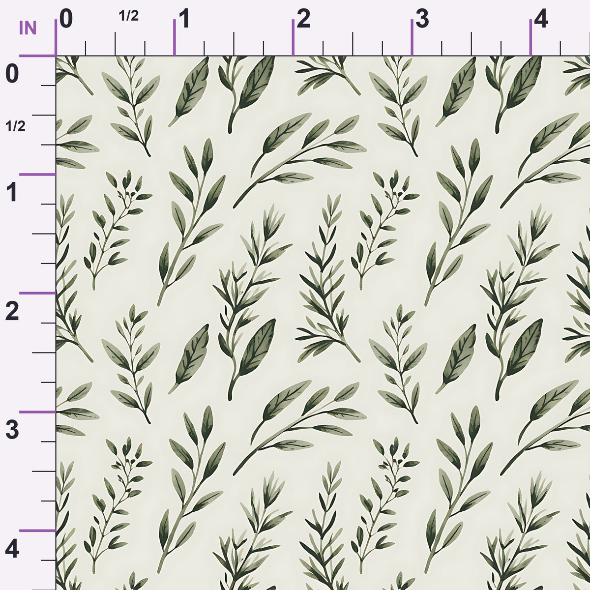 Rosemary Wreaths Pattern 4 Minky Fabric