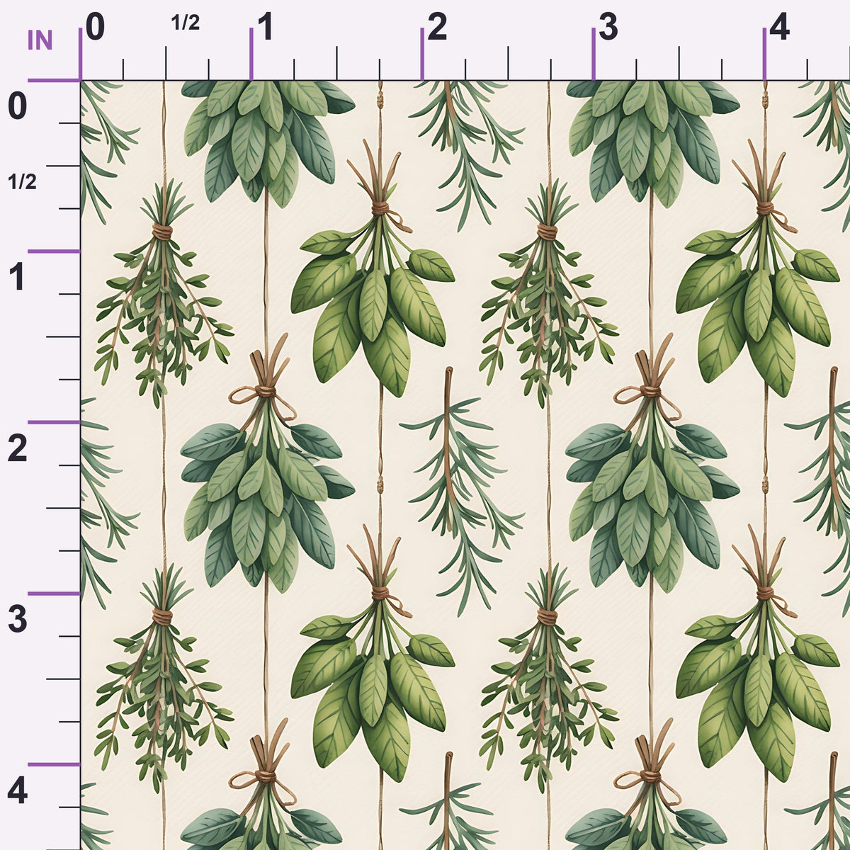 Rosemary Wreaths Pattern 5 Minky Fabric