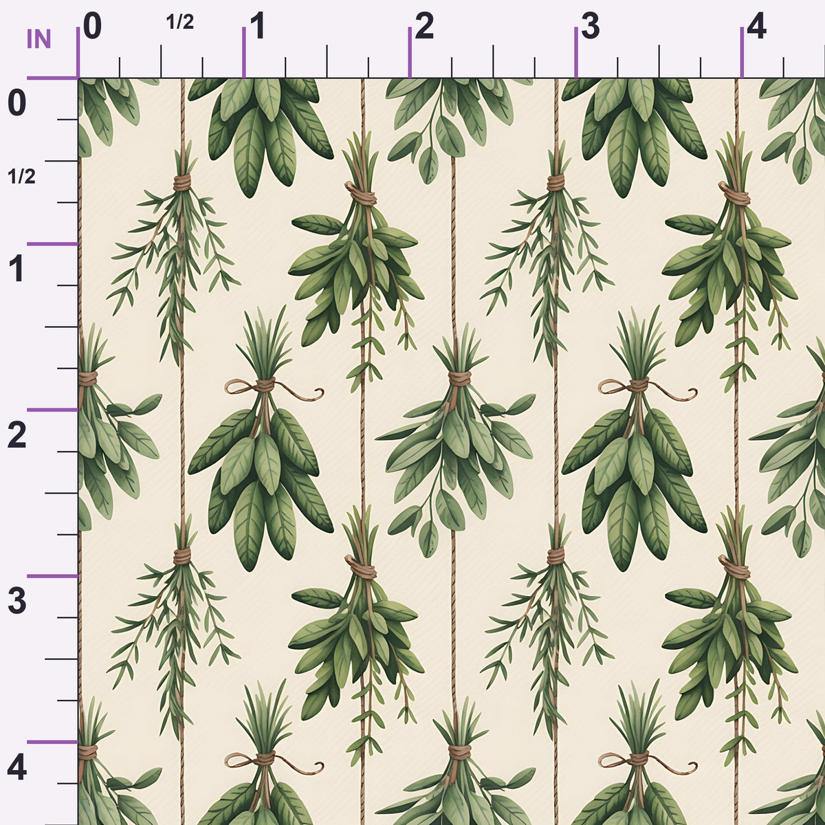 Rosemary Wreaths Pattern 6 Minky Fabric