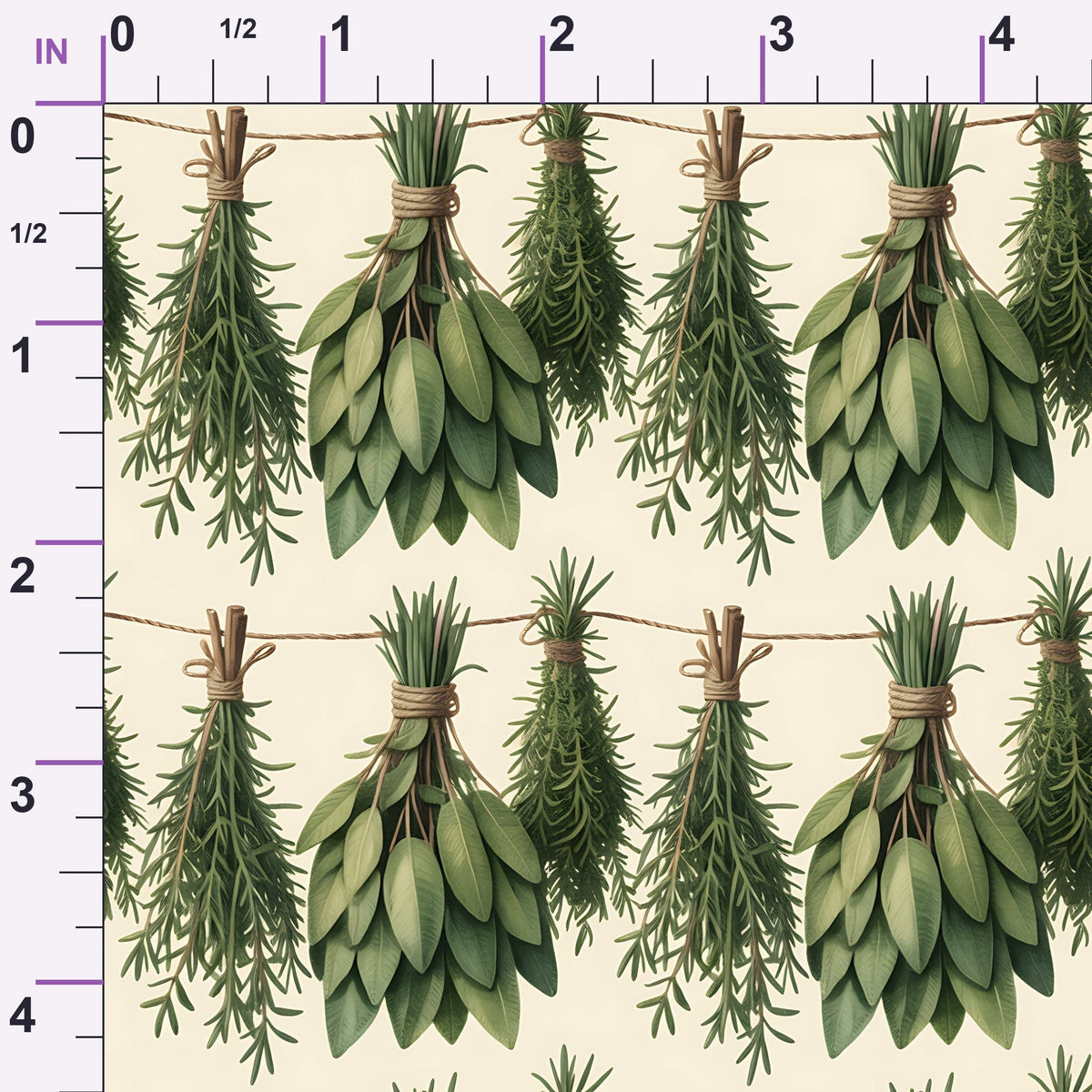 Rosemary Wreaths Pattern 7 Minky Fabric