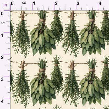Rosemary Wreaths Pattern 7 Minky Fabric