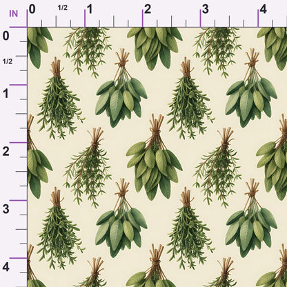 Rosemary Wreaths Pattern 8 Minky Fabric