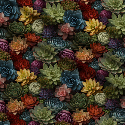 Rosette Garden Pattern 2 Minky Fabric