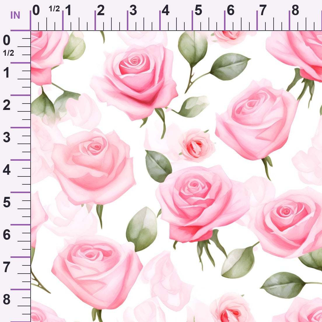 Rosewater Romance Pattern 10 Minky Fabric