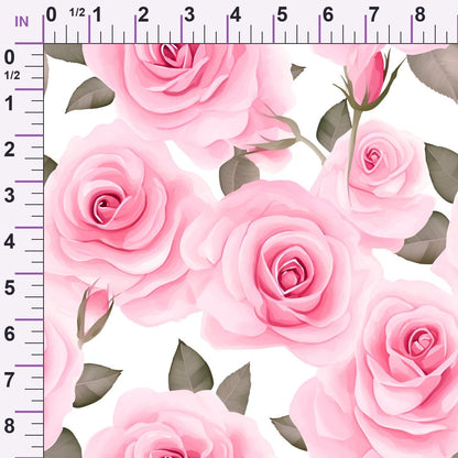 Rosewater Romance Pattern 9 Minky Fabric
