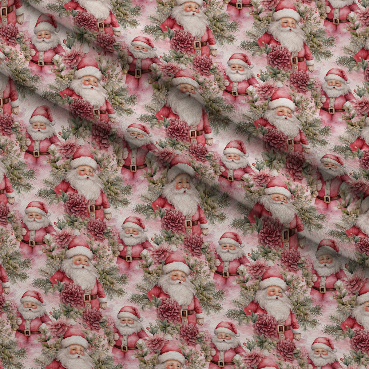 Rosy Noel Pattern 1 Minky Fabric